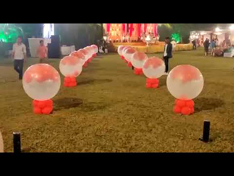 Helium balloons entry game activity rent in Hyderabad